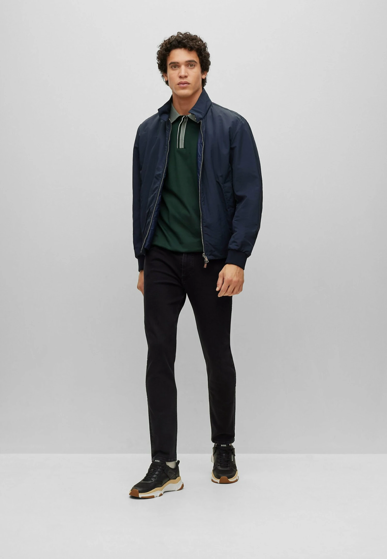 Boss Taber-200 - Straight Leg Jeans - Black Four 2 Boss Taber-200 - Straight Leg Jeans - Black Four - Image 2