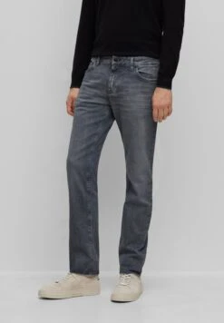 Boss Maine - Straight Leg Jeans - Grey