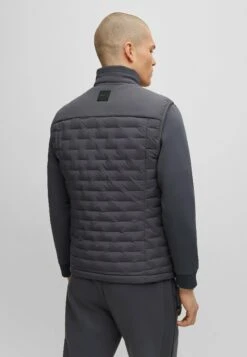 Boss V Petrick - Waistcoat - Dark Grey Seven -Boss Sales Store f68a7580368f40778bc5ad48ee28f9d9