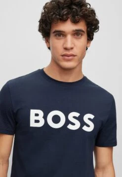 Boss Thinking - Print T-Shirt - Blue -Boss Sales Store f74129de9d2e46b89b855c8c84374e93