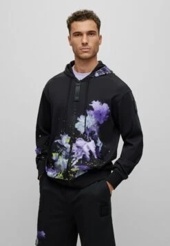 Boss Sgover Lotus - Zip-Up Sweatshirt - Black One