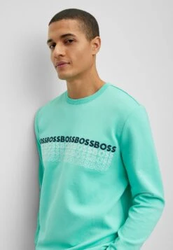 Boss Salbo 1 - Sweatshirt - Open Green -Boss Sales Store f84b44ad2a6b40dea8b961590082bfe4