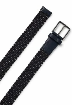 Boss Ther-Wn-Tape_Sz35 - Braided Belt - Dark Blue Ten -Boss Sales Store fc1bbacf1d4f446bbfa6102885944db8