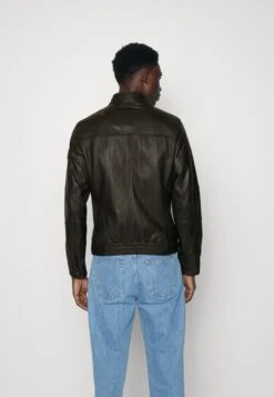 Boss Josep - Leather Jacket - Black -Boss Sales Store fd791655919b4e56a460508fa159302c